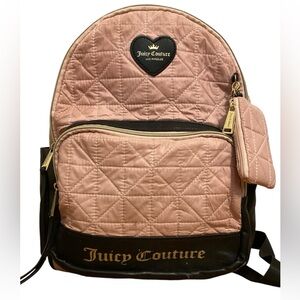 Pink Juicy Couture Backpack with Matching Wallet